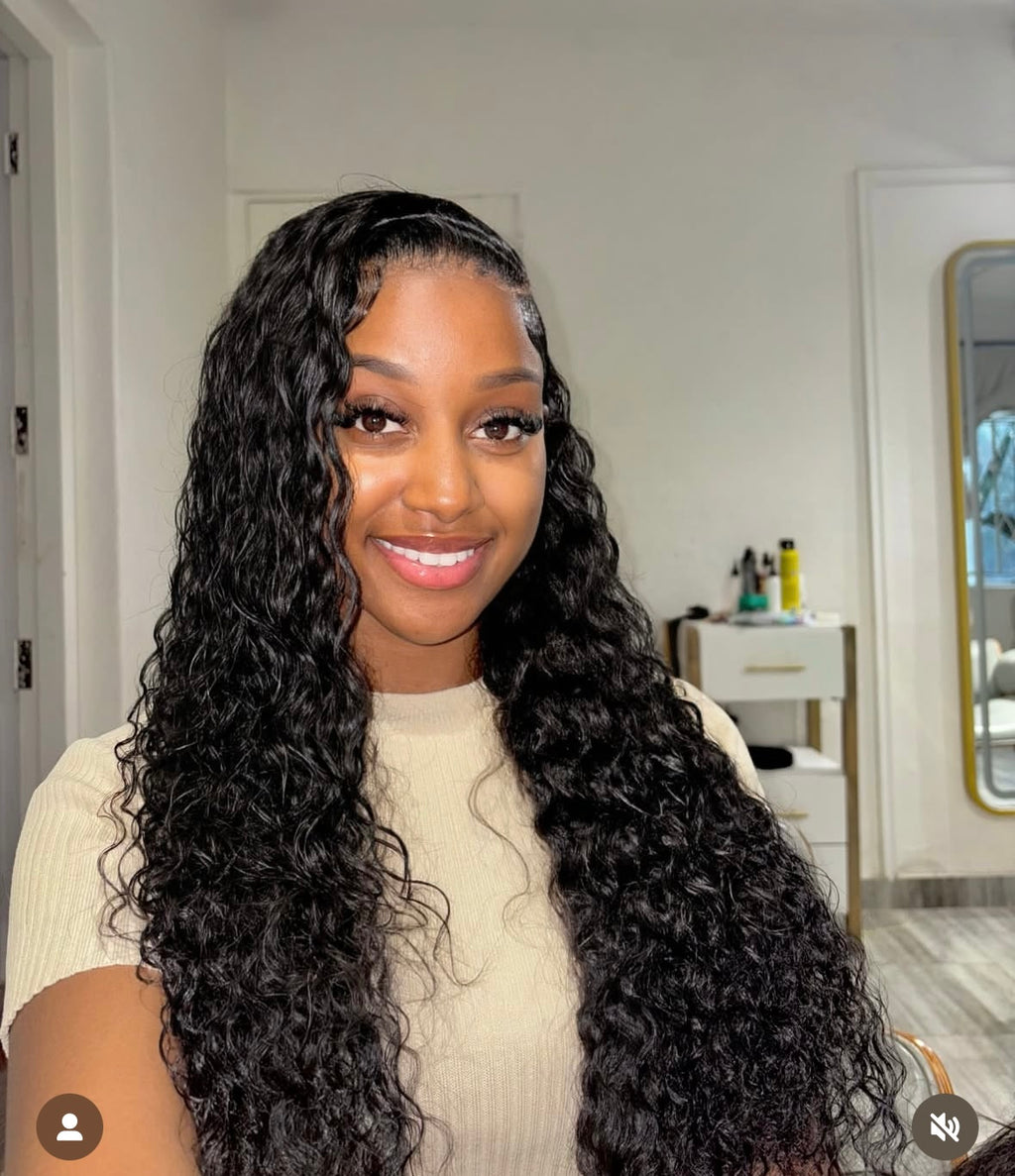 Curly Human Hair Wigs 13x6 HD Lace Front Wig Human Hair Brazilian Hair Transparent Lace Front Human Hair Wig For Women