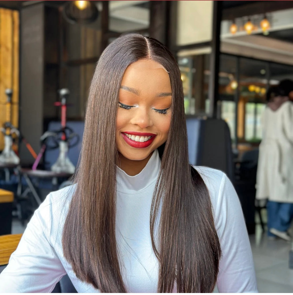 Raw Vietnamese Hair SDD 5x5 Bone Straight HD Lace Wigs Raw Human Hair Wig 200 Density Human Hair Wigs Super Double Drawn